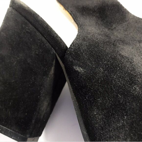 Bettye Muller Womens Black Suede Leather Slingback 4” Heels Size 9.5M - Picture 11 of 12